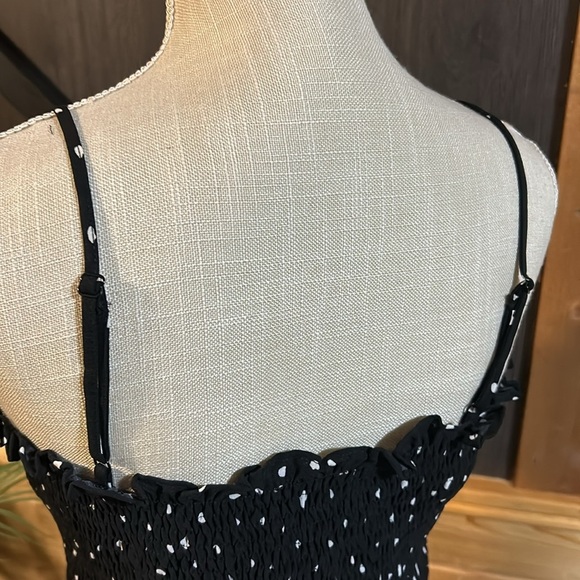 NWT She and Sky Polka Dot Mini Dress
black with white polka dots large - Picture 3 of 8
